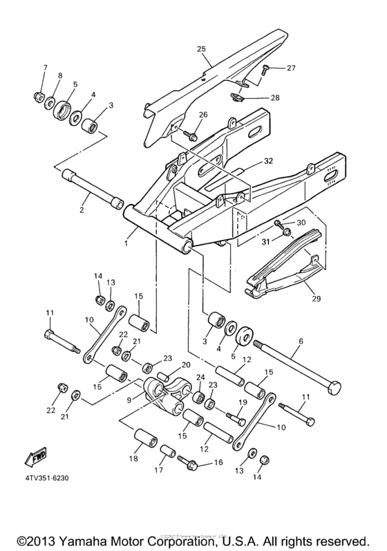 YZF600RMC Бугель