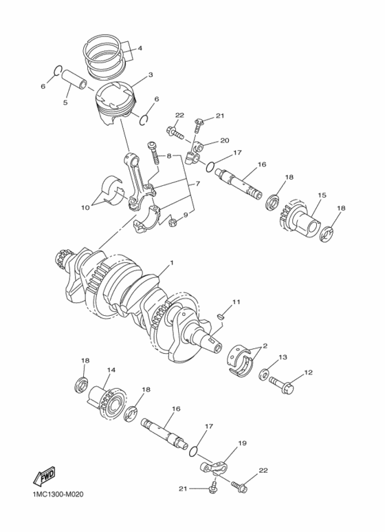 Crankshaft & piston