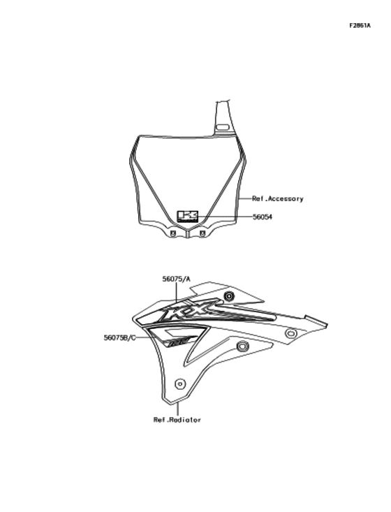 KX100 デカール(FHF)