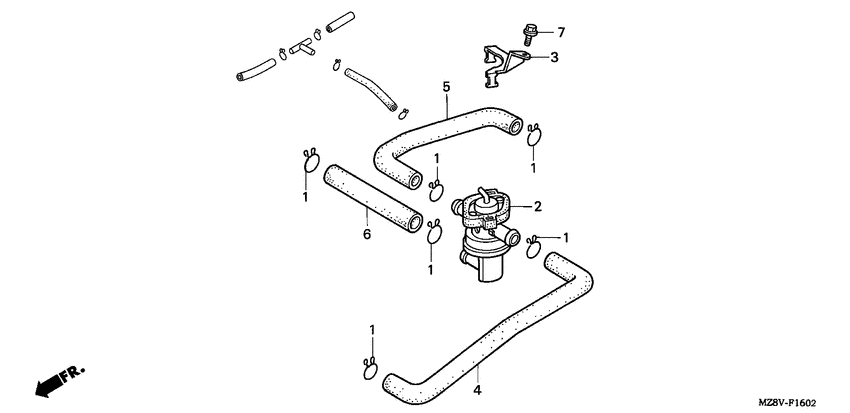 VT600C Воздушный клапан всасывания