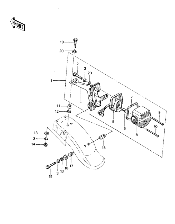 Taillight unit ass`y