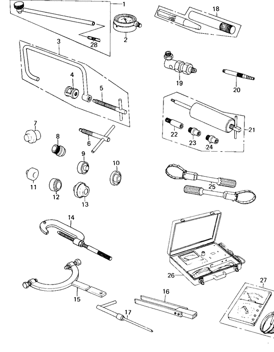 Special service tools "b"
