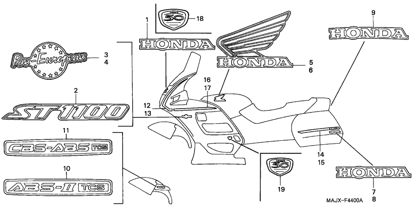 ST1100 Label read the manual