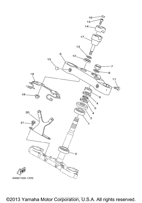 XV1600AR Управление