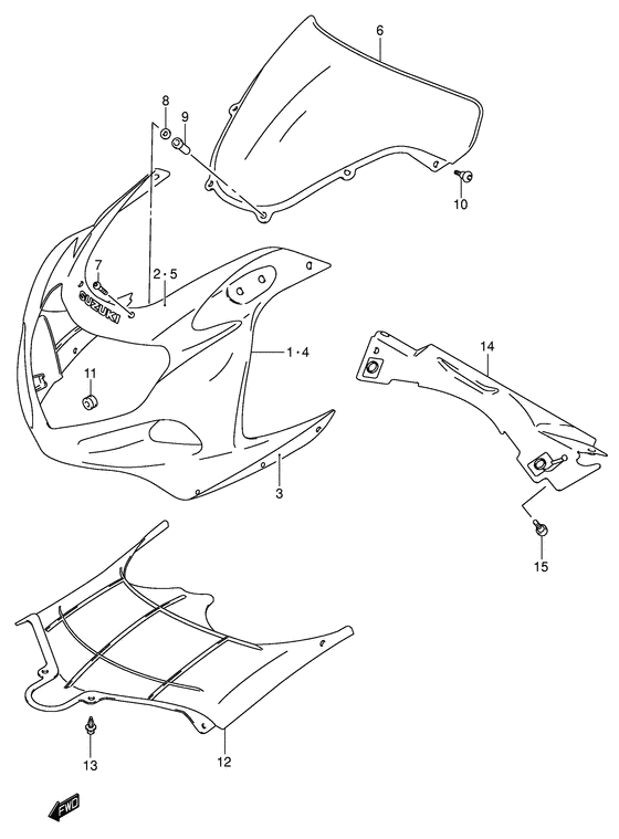 Cowling body