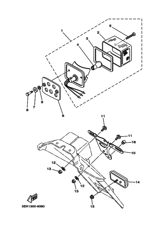 Taillight unit ass`y