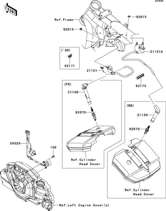 VN1700 Система зажигания