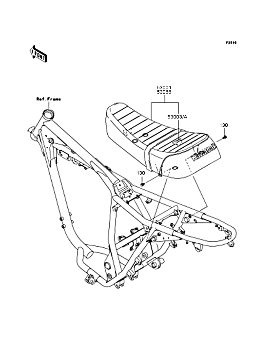 BJ250 Сиденье
