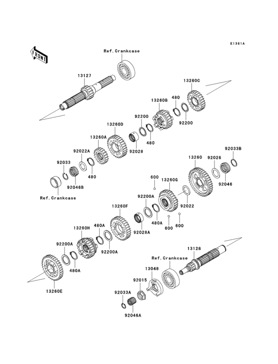 VN1500 Transmission(vn1500-n3)