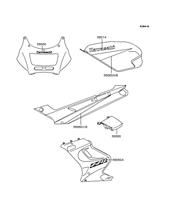 EX250 Наклейки