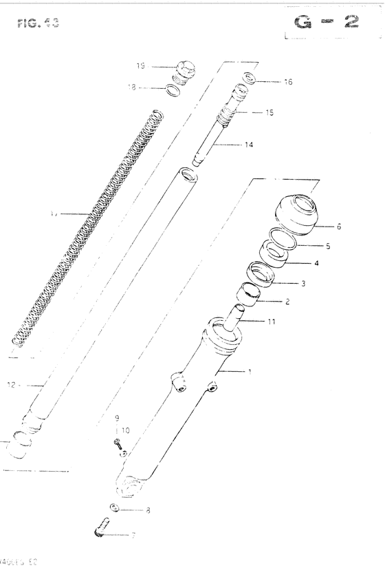 Front fork right damper