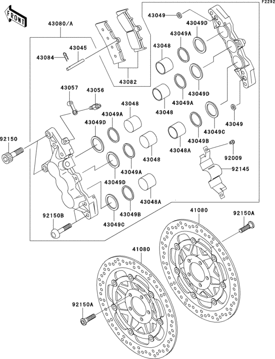 Front brake(b1h)