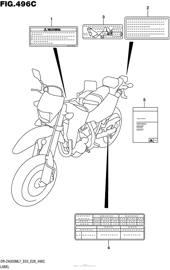 Label (Dr-Z400Sml7 E33)