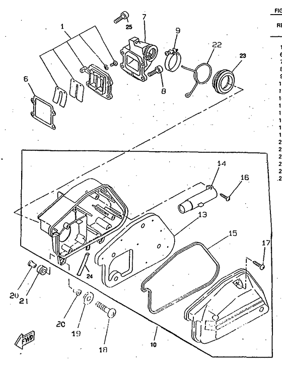 CW50RS Впускная система