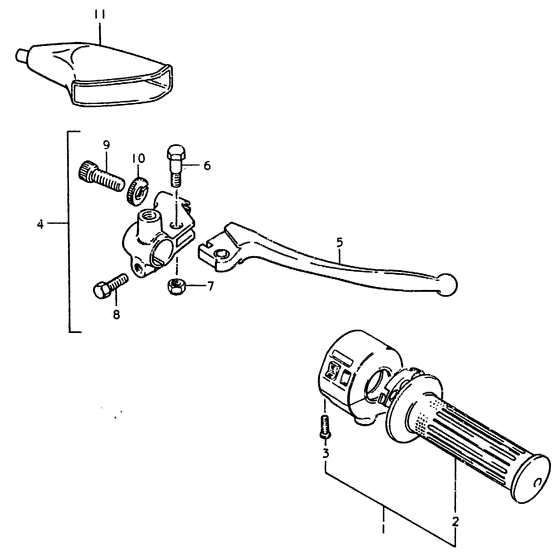 Right handle switch