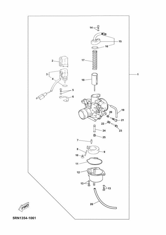 CS50 Carburetor assy