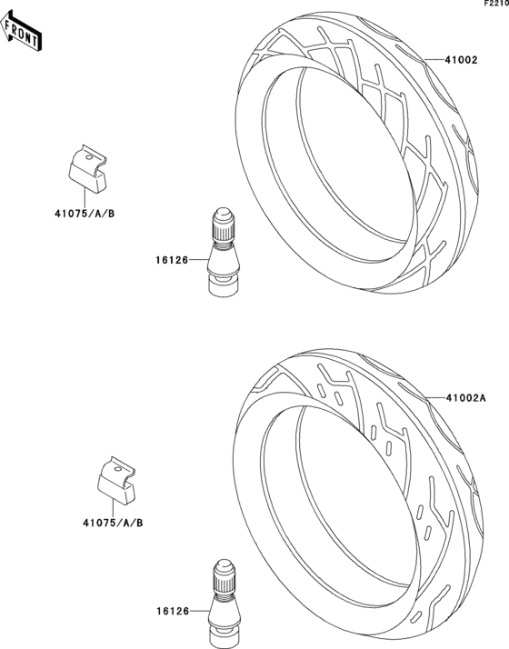 ZX500 Покрышки
