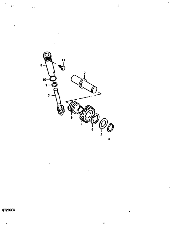 Tachometer drive gear