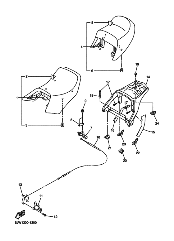 FJR1300 Пружина