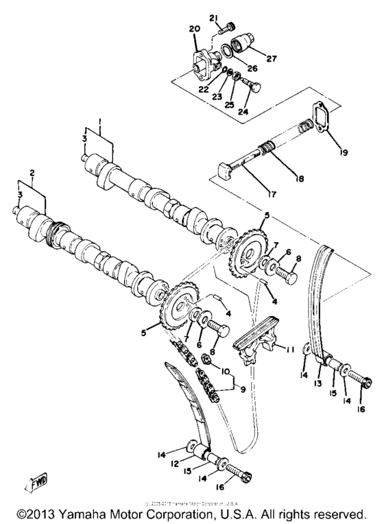 Cam - chain tensioner