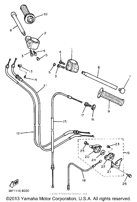 Handlebar-cable