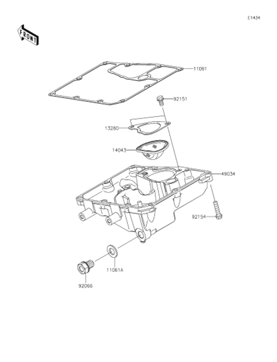 EX400 Маслянный поддон
