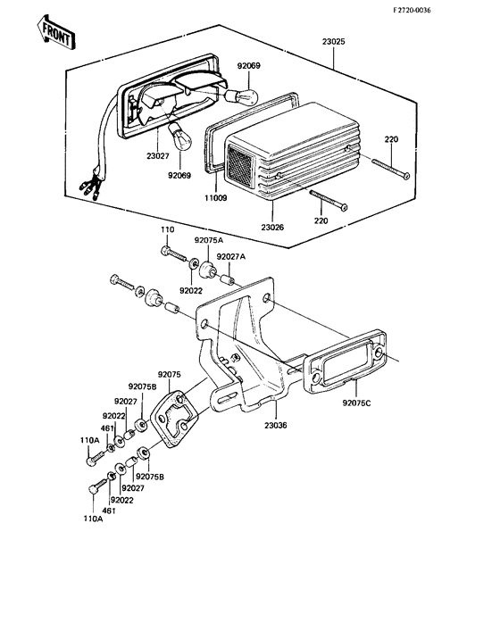 Taillight unit ass`y