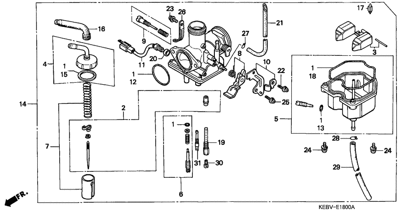 Carburetor assy