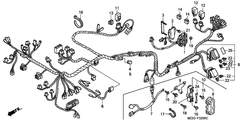 Harness wire