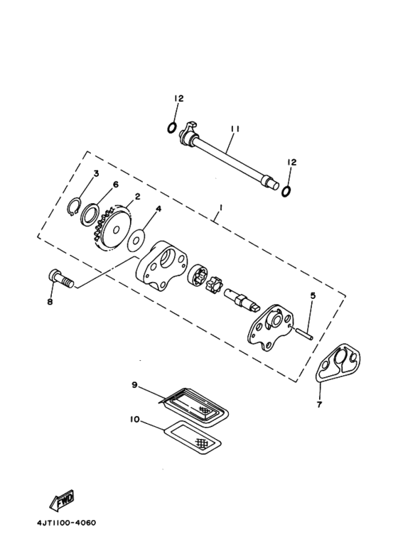 TZ125 Маслонасос