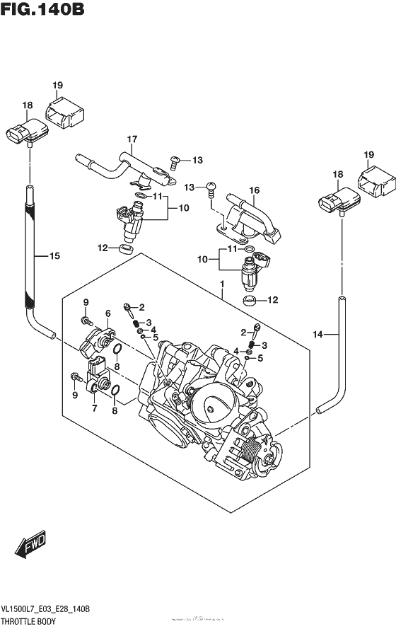 Throttle Body (Vl1500Bl7 E28)