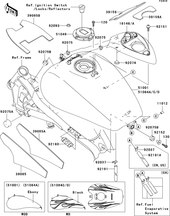 Fuel tank(1/5)(b6f/b7f/b7fa)