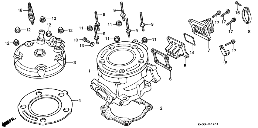 Cylinder/cylinder head