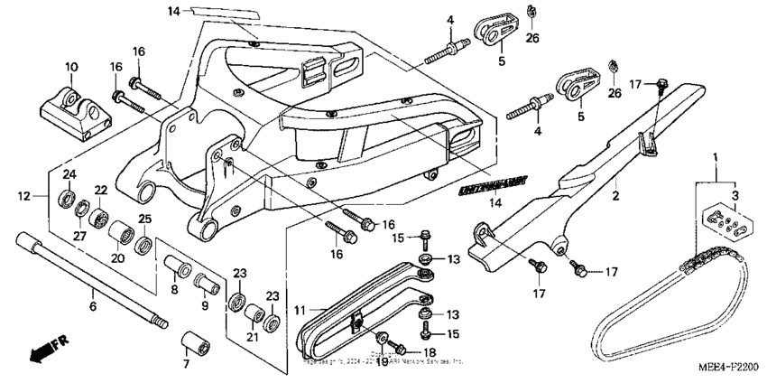 Swingarm ('03-'04)