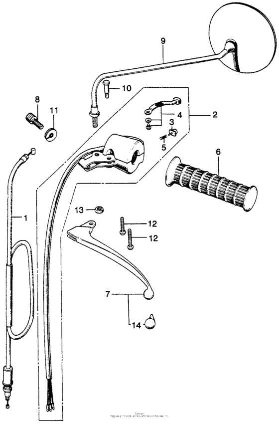 Left handle switch + cable ii