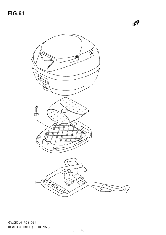 GW250 Rear Carrier (Optional)
