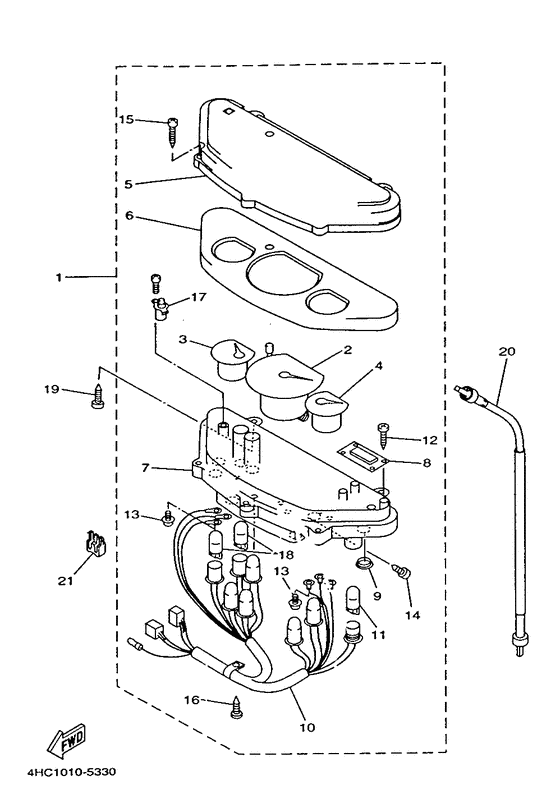 YP250D Приборы