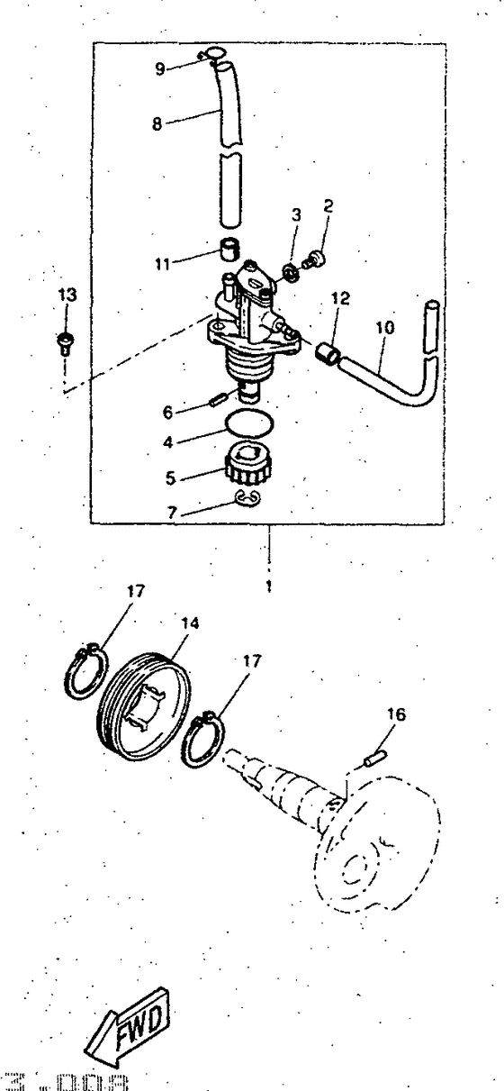 CW50RS Масляный насос