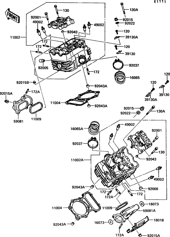  Головка цилиндров