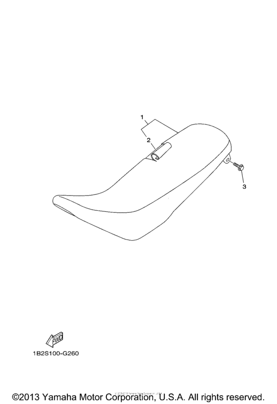 TTR125LX Сиденье
