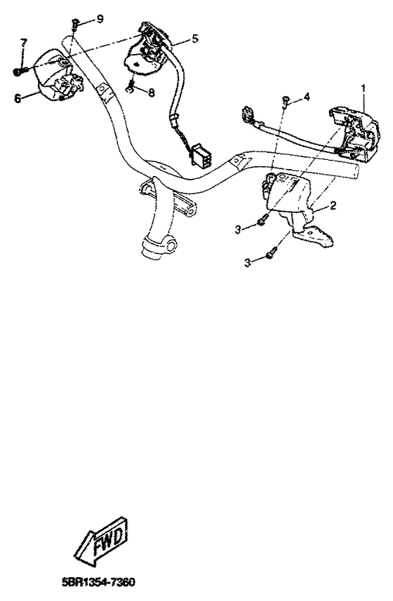 Handle switch. lever