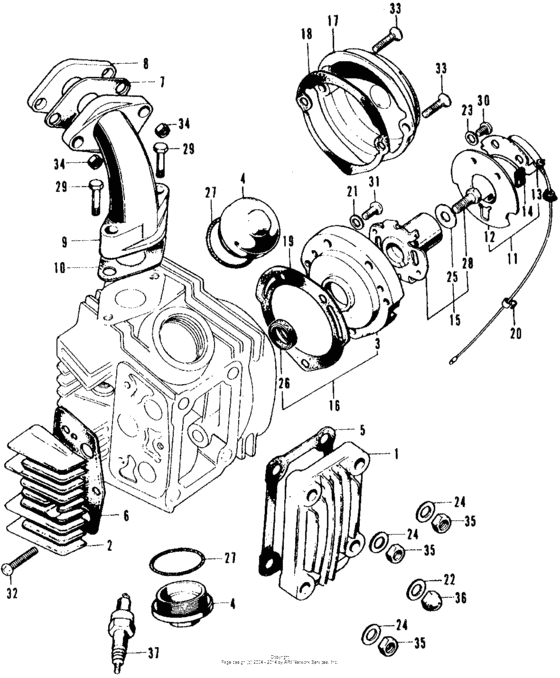 Cylinder head cover + pointbase