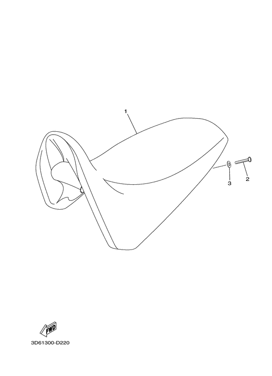 XT125R Сиденье