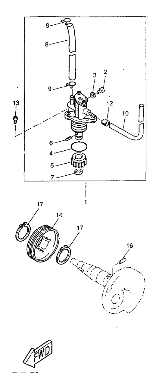 CW50RS Масляный насос