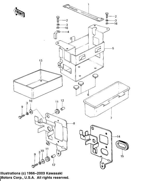 Battery case/tool case