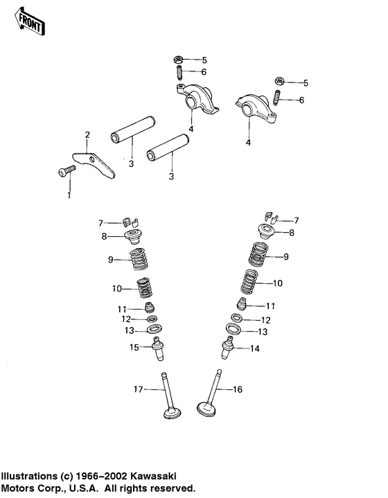 Rocker arms/valves
