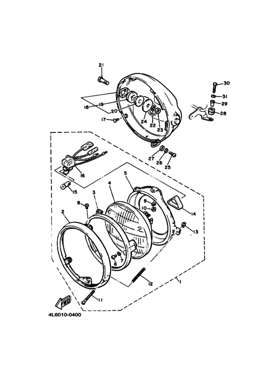 Headlight assy