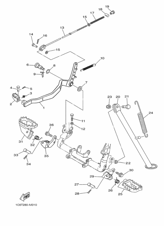 Stand & footrest