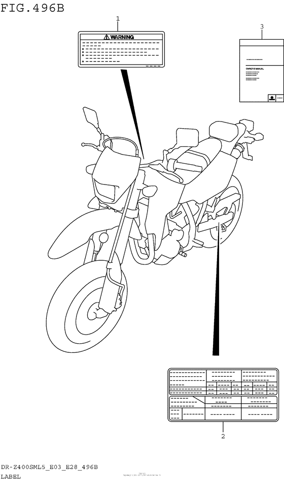  Label (Dr-Z400Sml5 E28)