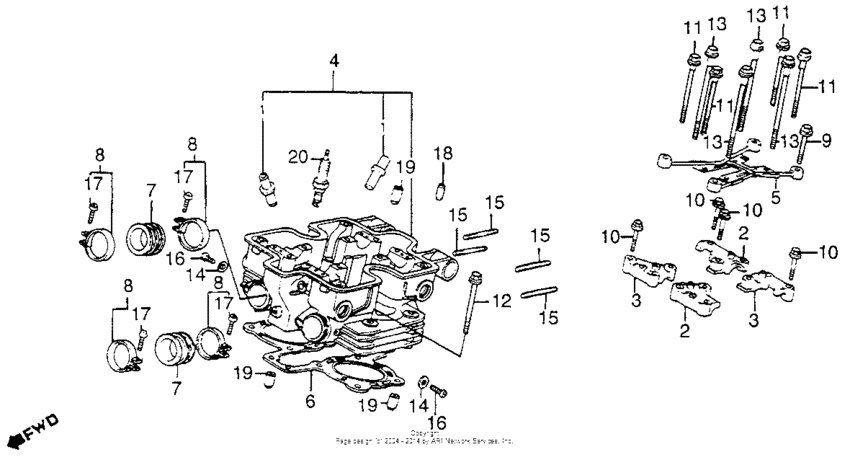 Rear cylinder
